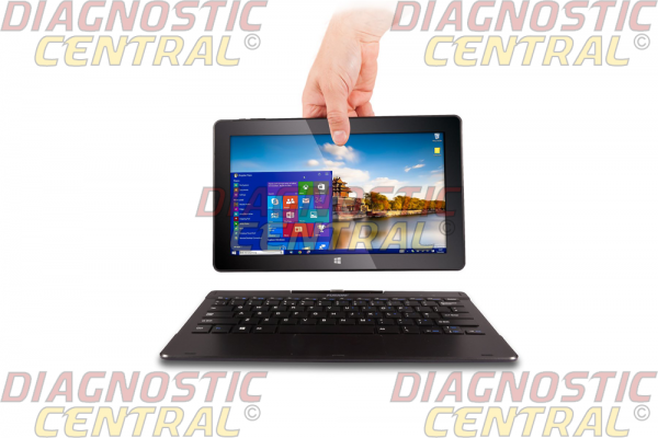 Latest Touchscreen Auto Diagnostic & Remapping Tablet with Bluetooth Keyboard