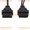 8 Car 16 Pin OBD2 Connector Adapter Cable Leads - Image 3