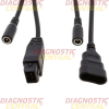 8 Car 16 Pin OBD2 Connector Adapter Cable Leads - Image 4