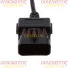 8 Car 16 Pin OBD2 Connector Adapter Cable Leads - Image 8