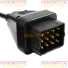 8 Truck & Trailer 16 Pin OBD2 Connector Adapter Cable Leads - Image 4