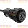 8 Truck & Trailer 16 Pin OBD2 Connector Adapter Cable Leads - Image 7