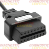 8 Truck & Trailer 16 Pin OBD2 Connector Adapter Cable Leads - Image 9