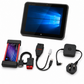 HP Pro Tablet 10 EE G1 diagnostic kit with DC’s Own VCI, Galletto 1260 remapping cable and UK charger