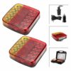 LED Magnetic Wireless Rear Tail Lights USB Rechargeable Trailer Lights - Image 4