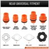15 Piece No Spill Funnel Kit, For Coolant & Oil Filling etc. - Image 6
