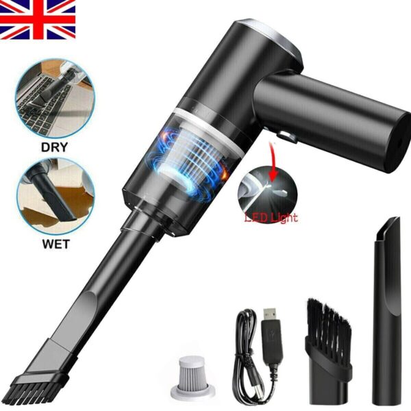 Vacuum Cleaner Car Cordless Handheld Home High Power Suction Rechargeable