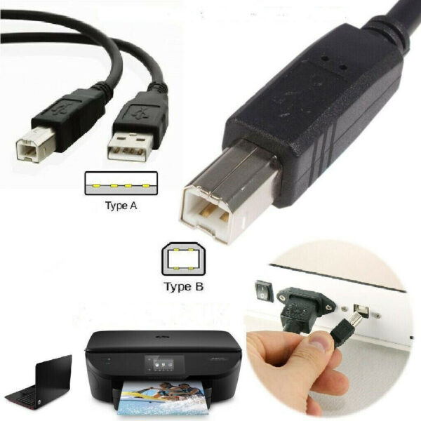 USB Cable V2.0 Type A to Type B For VCI to Laptop/tablet