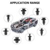 665 PCS Car Trim Body Fastener Clips Push Rivets Retainer Bumper Door Screw Panel - Image 9