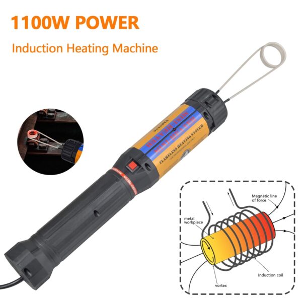 1100W Magnetic Induction Heater