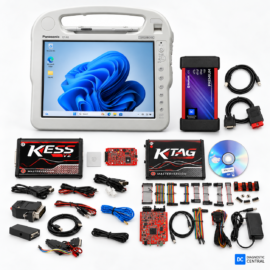 Panasonic Toughbook CF-H2 Ultimate diagnostic and ECU remapping kit with one VCI, KESS and KTAG equipment