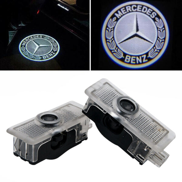 LED Projector Door Courtesy Puddle Shadow Light Laser Logo For Mercedes Benz