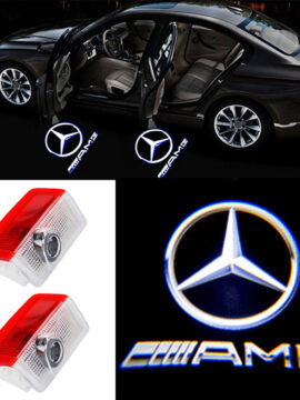 CREE LED Courtesy Light Puddle Ghost Laser Projector Door Logo For Mercedes Benz