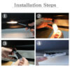 2x LED Car Door Laser Projector Logo Shadow Puddle Courtesy Lights for Mercedes Benz - Image 2