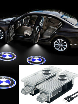 LED Car Door Laser Projector Logo Shadow Puddle Courtesy Lights for BMW