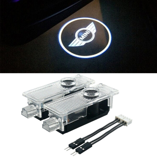 LED Door Laser Projector Logo Shadow Puddle Ghost Courtesy Lights for BMW Mini