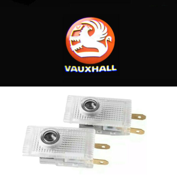 2x Cree LED Car Door Laser Projector Logo Shadow Puddle Courtesy Lights for Vauxhal