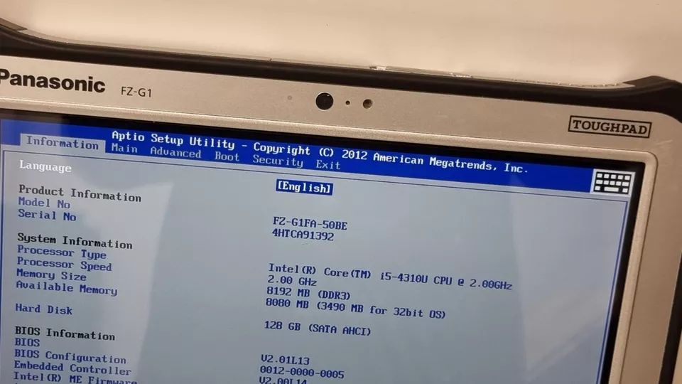 Panasonic ToughTab FZ-G1 Professional Auto Diagnostic & Remapping Tablet for Cars, HGV's, Buses & Trailers - Image 14