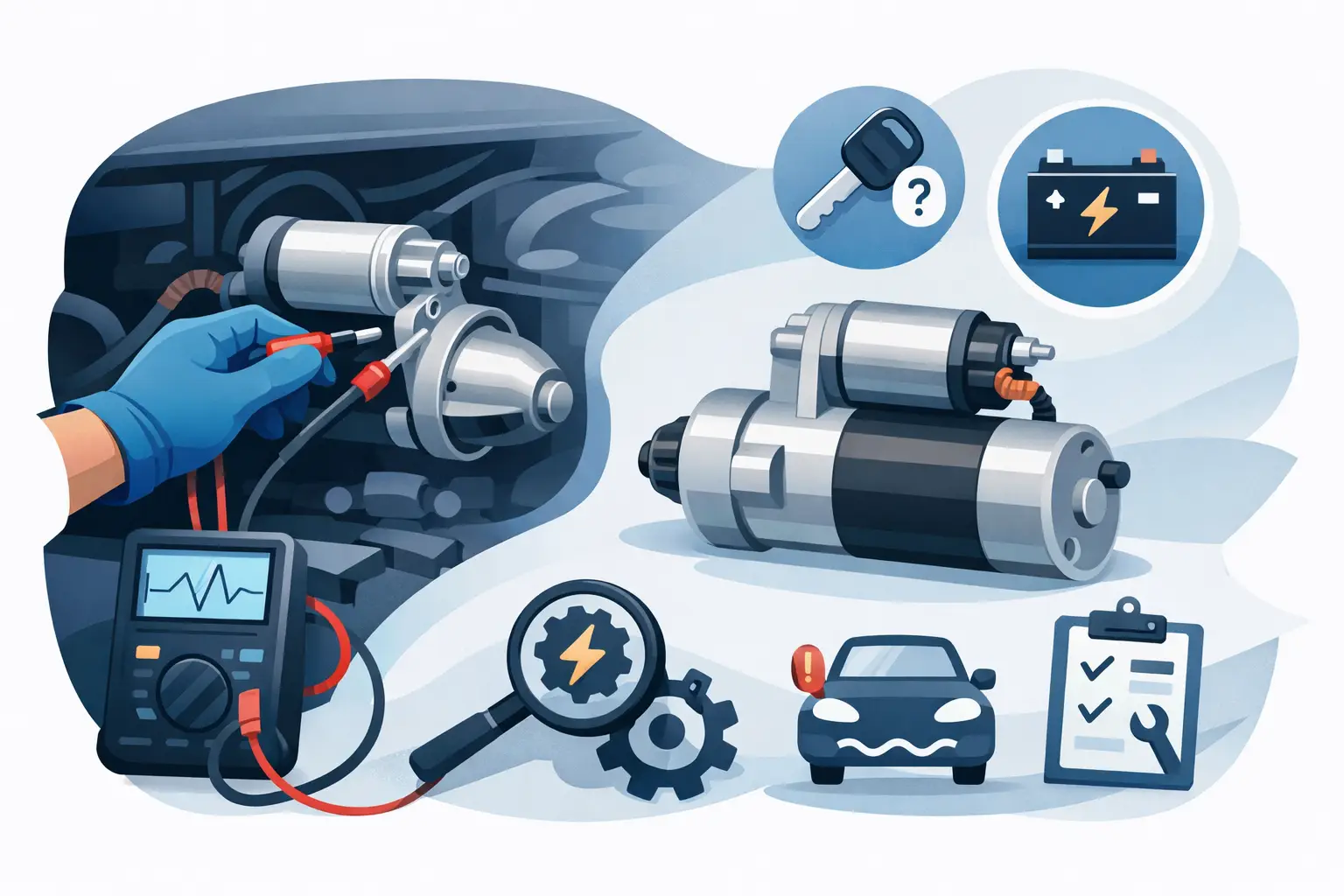 How to Test Starter Motor Faults Properly