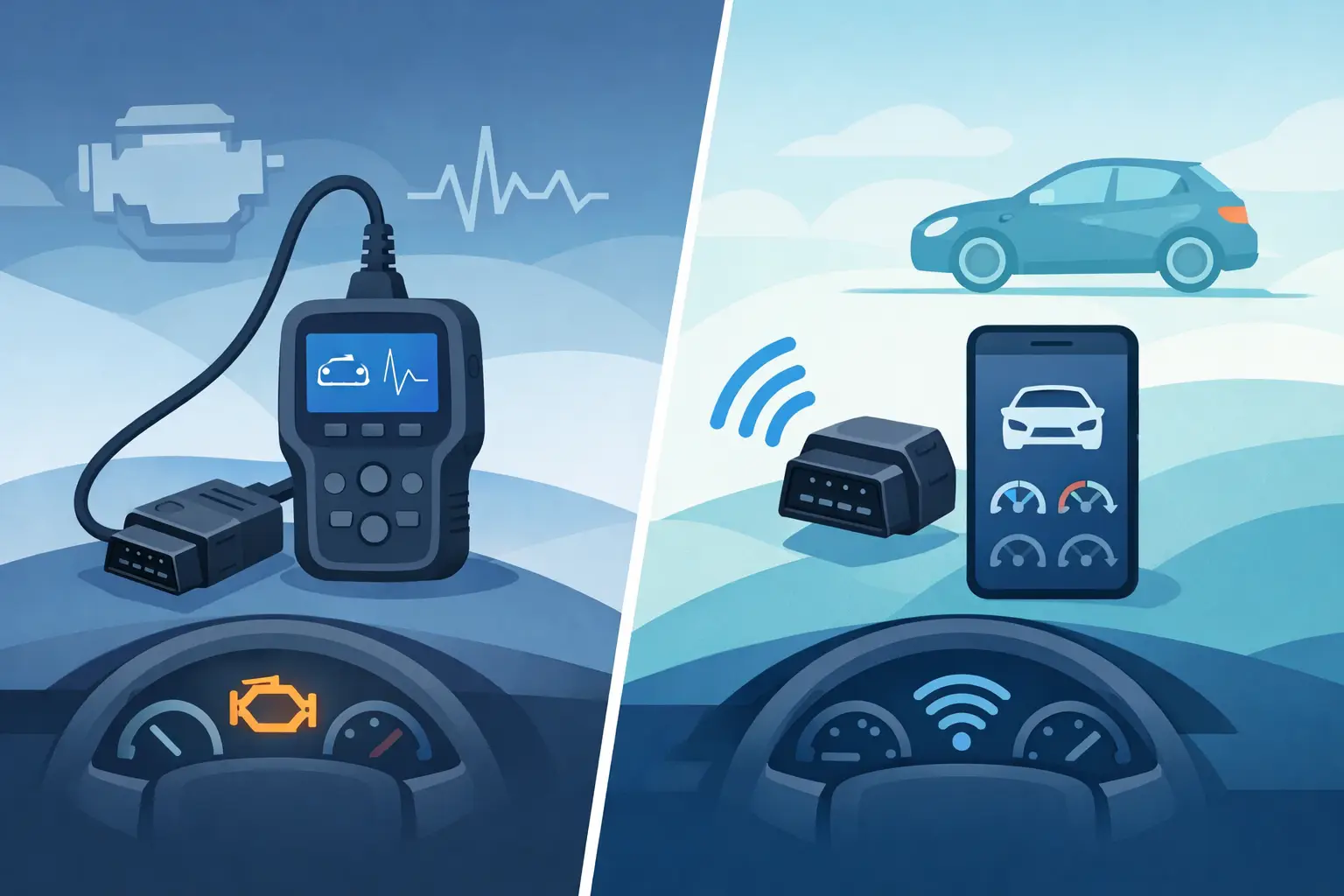 Wired vs Bluetooth OBD Scanner
