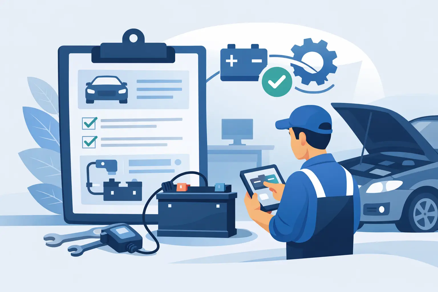 Battery Registration Procedure Guide for Garages