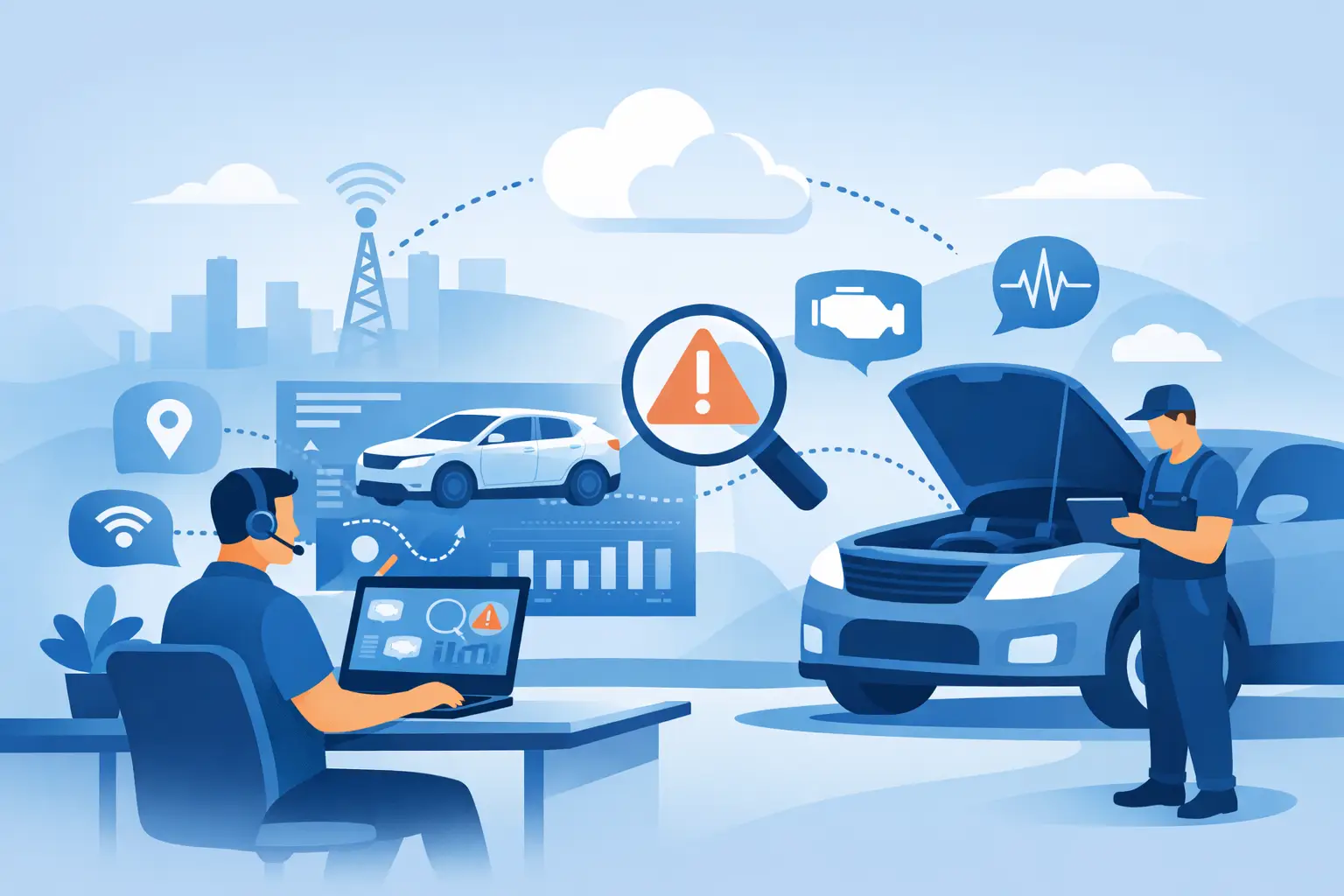 Remote Diagnostics for Faster Vehicle Fault Finding