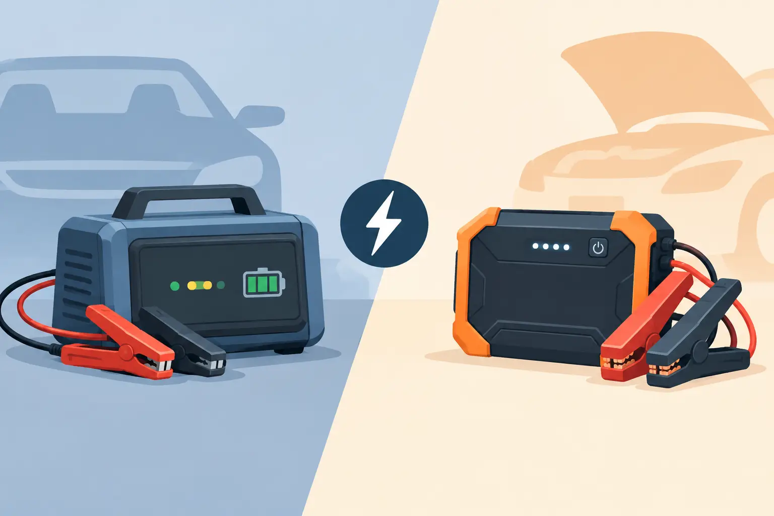 Battery Charger Versus Jump Starter: Which Wins?